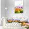 Designart - Abstract Cosmos of Colorful Flowers - Large Flower Canvas Wall Art